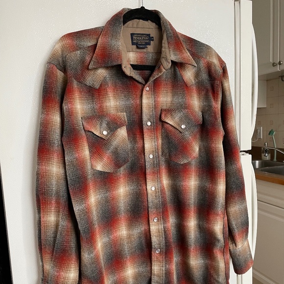 Mens Pendleton Wool Canyon Shirt - Picture 1 of 8